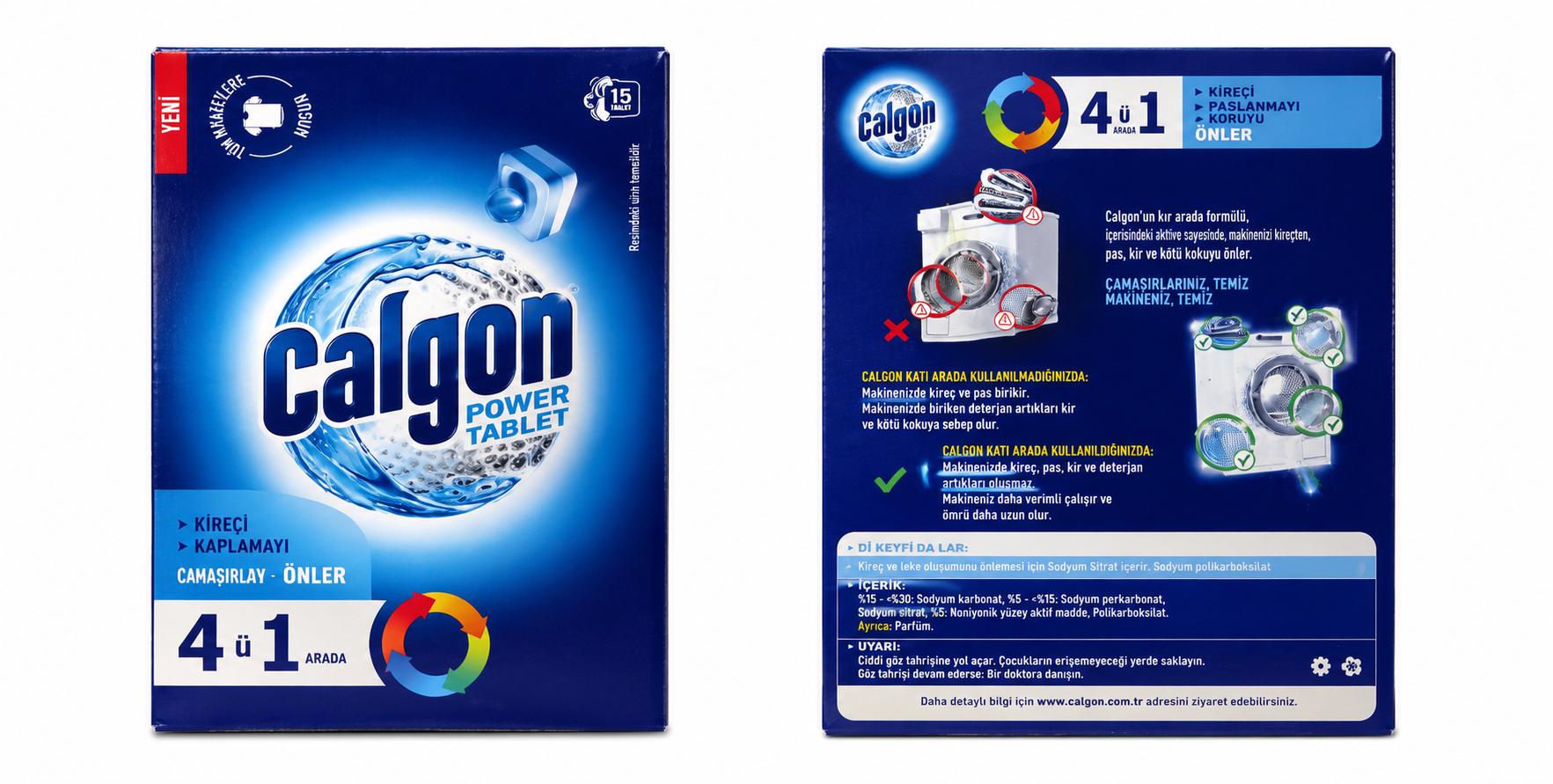 جرم گیر ماشین ظرفشویی و لباسشویی Calgon